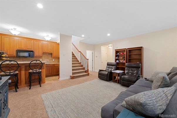 Interior, Kitchen, Living room, Recessed Lighting