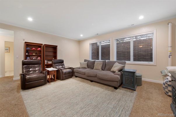 Interior, Living room, Recessed Lighting