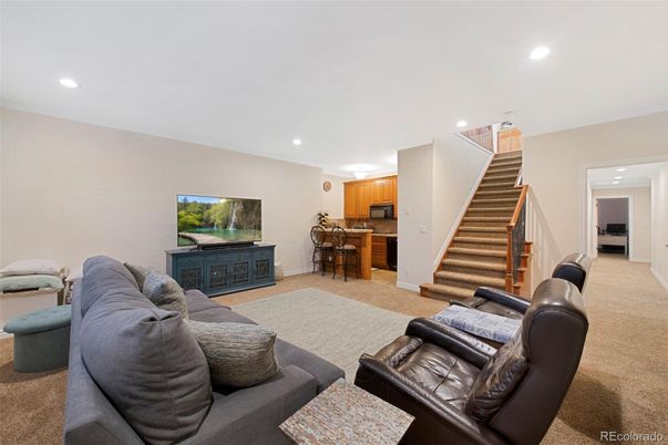 Interior, Kitchen, Living room, Recessed Lighting