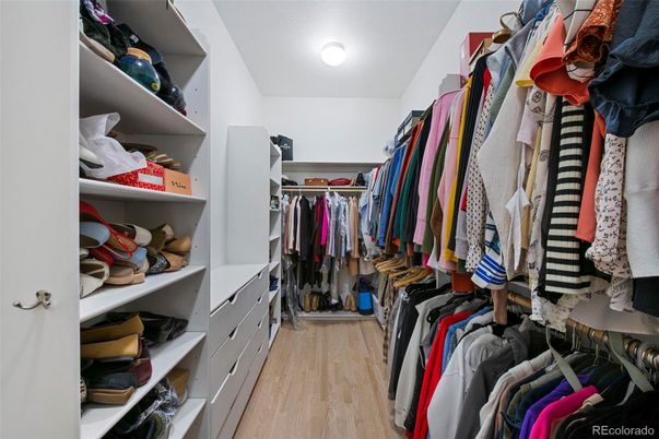 Interior, Walk-in Closets, Wood Texture Flooring
