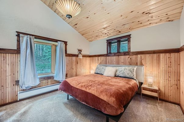 Bedroom, Interior, Wooden Ceilings, Wooden Walls