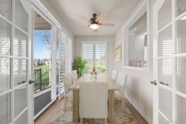 Dining room, Interior, Wood Texture Flooring