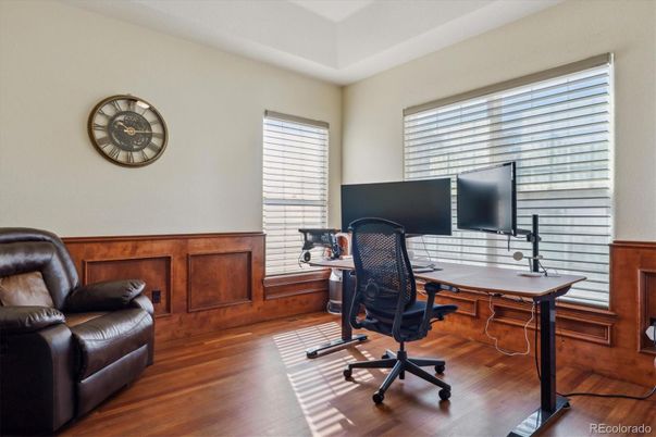 Home Office, Interior, Wood Texture Flooring