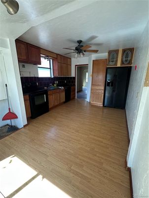 Interior, Kitchen, Wood Texture Flooring