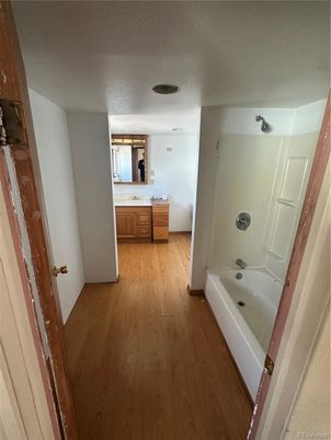 Bathroom, Interior, Wood Texture Flooring