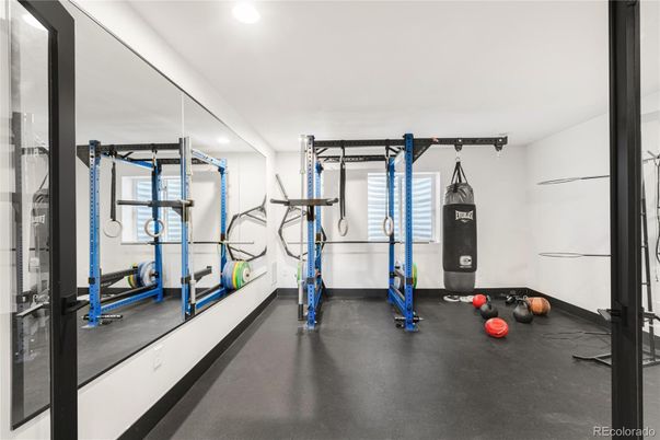Fitness Equipment, Interior, Recessed Lighting