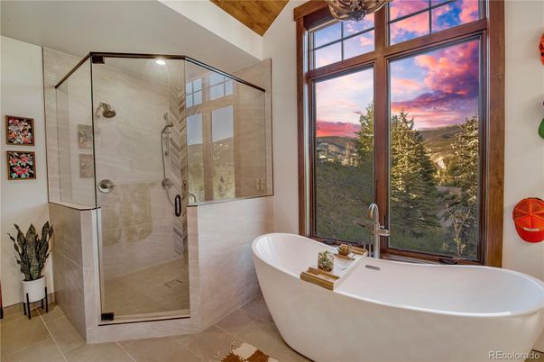 Bathroom, Free Standing Baths, Glass Shower, Interior