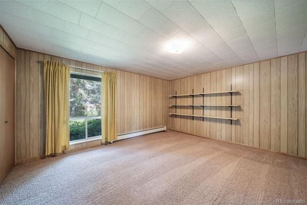 Empty room, Interior, Wooden Walls