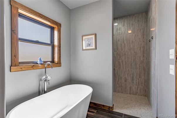 Bathroom, Free Standing Baths, Glass Shower, Interior