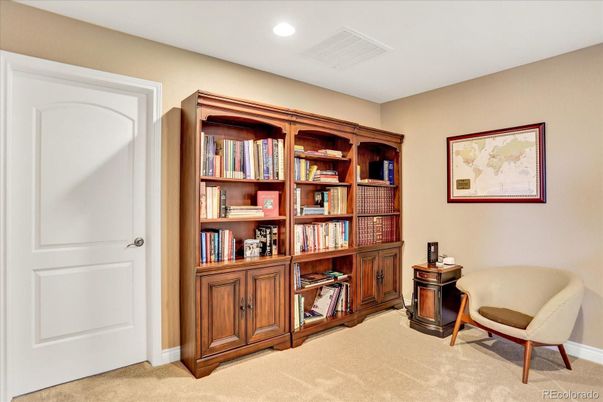 Home Office, Interior, Recessed Lighting