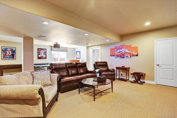 Interior, Living room, Recessed Lighting