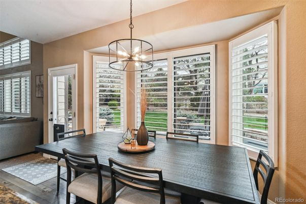 Dining room, Interior, Pendant Lights