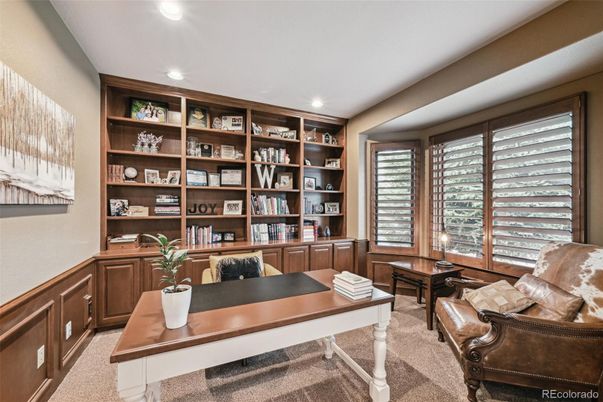 Home Office, Interior, Recessed Lighting