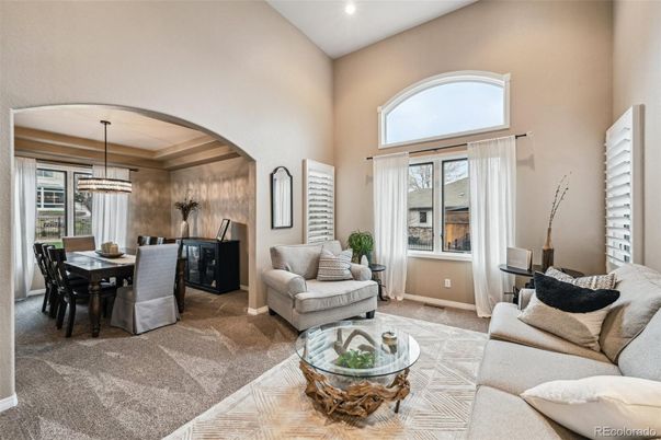 Dining room, Interior, Living room, Pendant Lights, Recessed Lighting