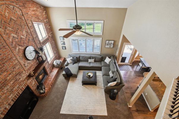 Fireplace, Interior, Living room, Stone Walls, Wood Texture Flooring