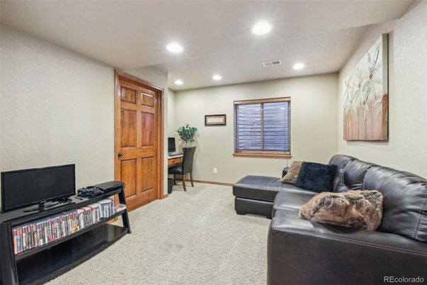 Home Office, Interior, Living room, Recessed Lighting