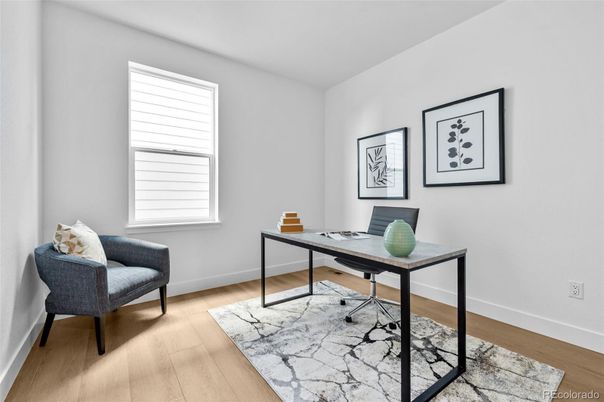 Home Office, Interior, Wood Texture Flooring