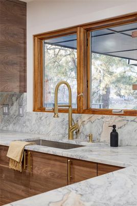 Interior, Kitchen, Marble Walls