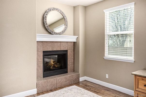 Fireplace, Interior, Wood Texture Flooring