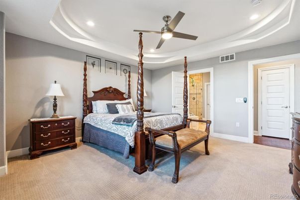 Bedroom, Interior, Recessed Lighting