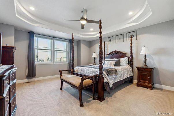 Bedroom, Interior, Recessed Lighting