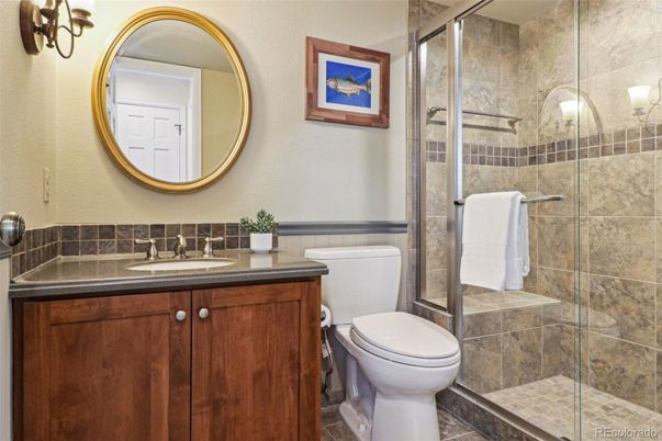 Bathroom, Glass Shower, Interior
