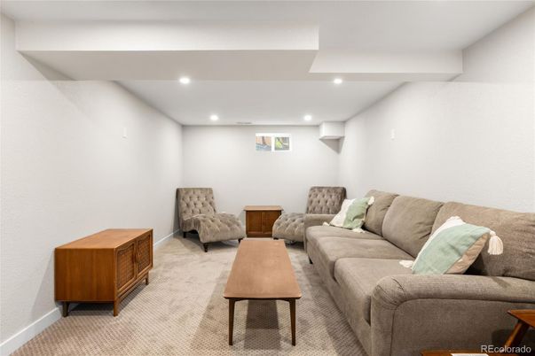 Interior, Living room, Recessed Lighting
