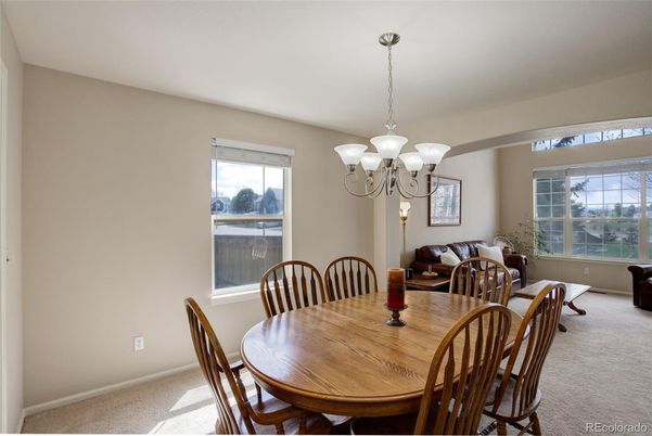 Chandelier, Dining room, Interior