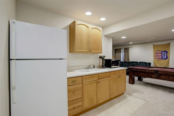 Billiard Table, Game Room, Interior, Recessed Lighting