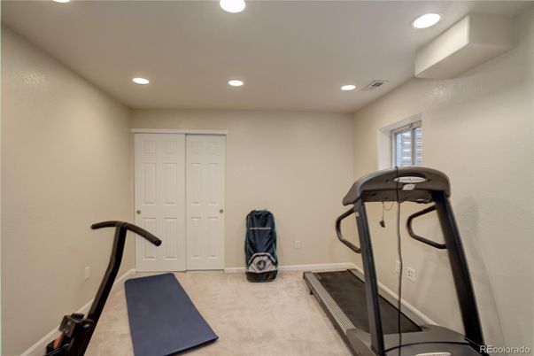 Fitness Equipment, Interior, Recessed Lighting