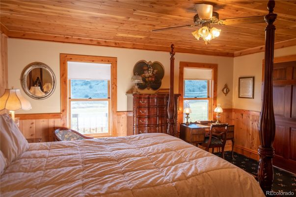 Bedroom, Interior, Wooden Ceilings