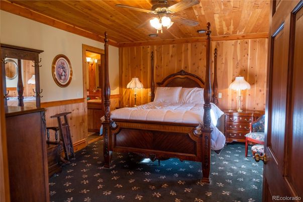 Bedroom, Interior, Wooden Ceilings, Wooden Walls