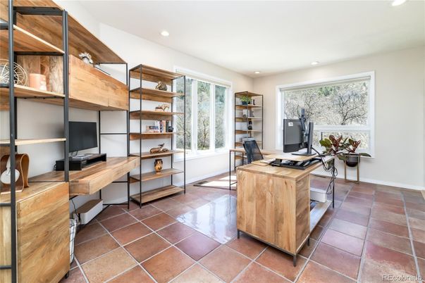 Home Office, Interior, Recessed Lighting