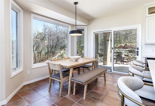Dining room, Interior, Pendant Lights