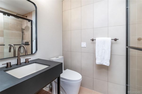 Bathroom, Glass Shower, Interior