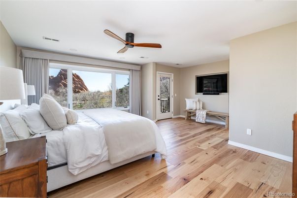 Bedroom, Interior, Wood Texture Flooring