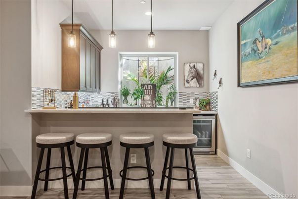 Interior, Pendant Lights, Recessed Lighting, Wood Texture Flooring