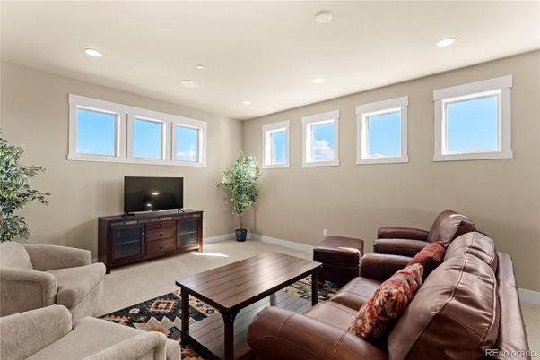 Interior, Living room, Recessed Lighting
