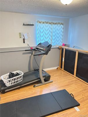 Fitness Equipment, Interior, Wood Texture Flooring