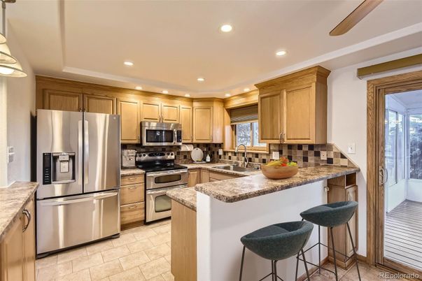 Interior, Kitchen, Recessed Lighting, Stainless Steel Appliances