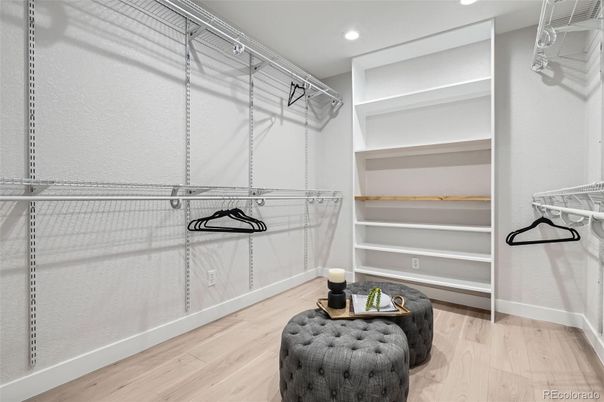 Interior, Recessed Lighting, Walk-in Closets, Wood Texture Flooring