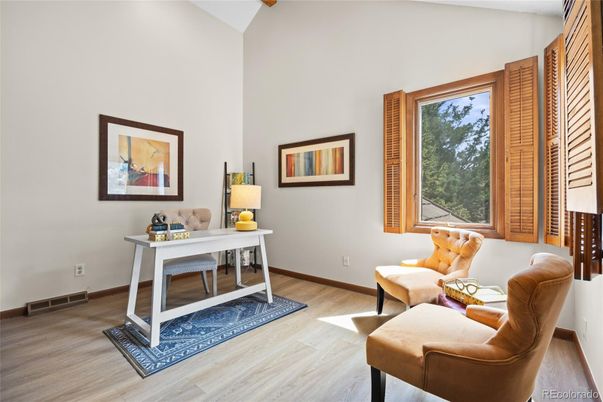 Home Office, Interior, Wood Texture Flooring