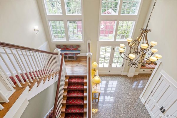 Chandelier, Interior