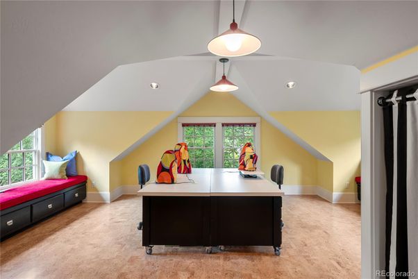 Home Office, Interior, Pendant Lights, Recessed Lighting