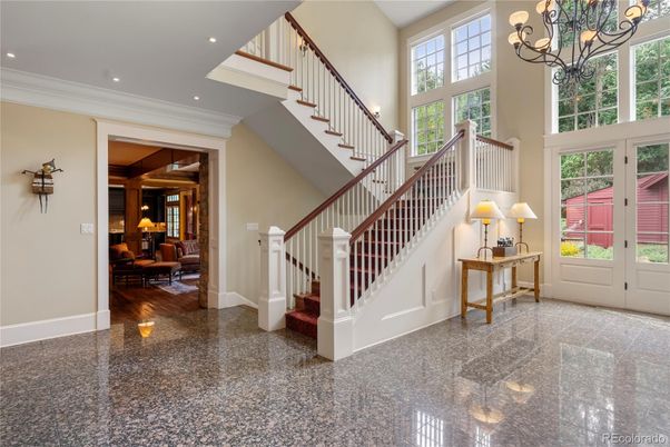 Chandelier, Interior, Recessed Lighting, Wood Texture Flooring