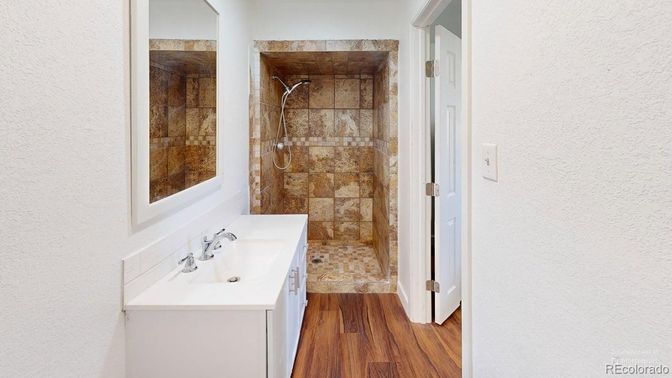 Bathroom, Interior, Wood Texture Flooring
