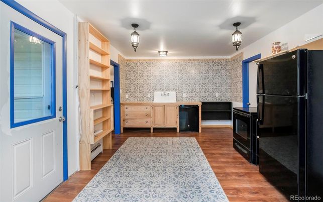 Interior, Kitchen, Wood Texture Flooring