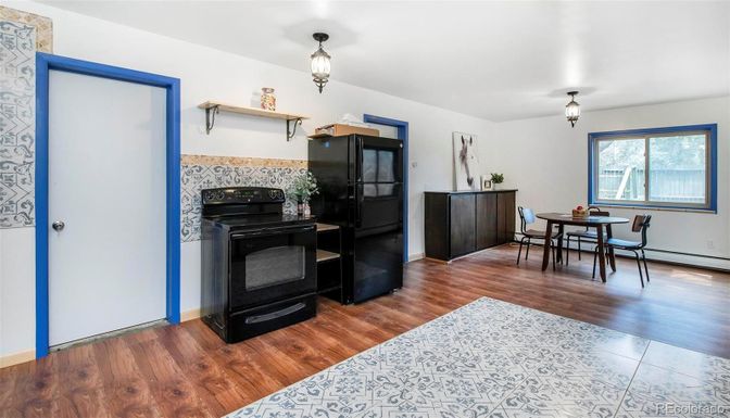 Dining room, Interior, Wood Texture Flooring