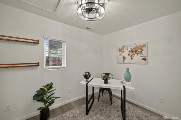 Home Office, Interior, Wood Texture Flooring