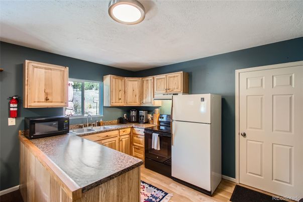 Interior, Kitchen, Wood Texture Flooring